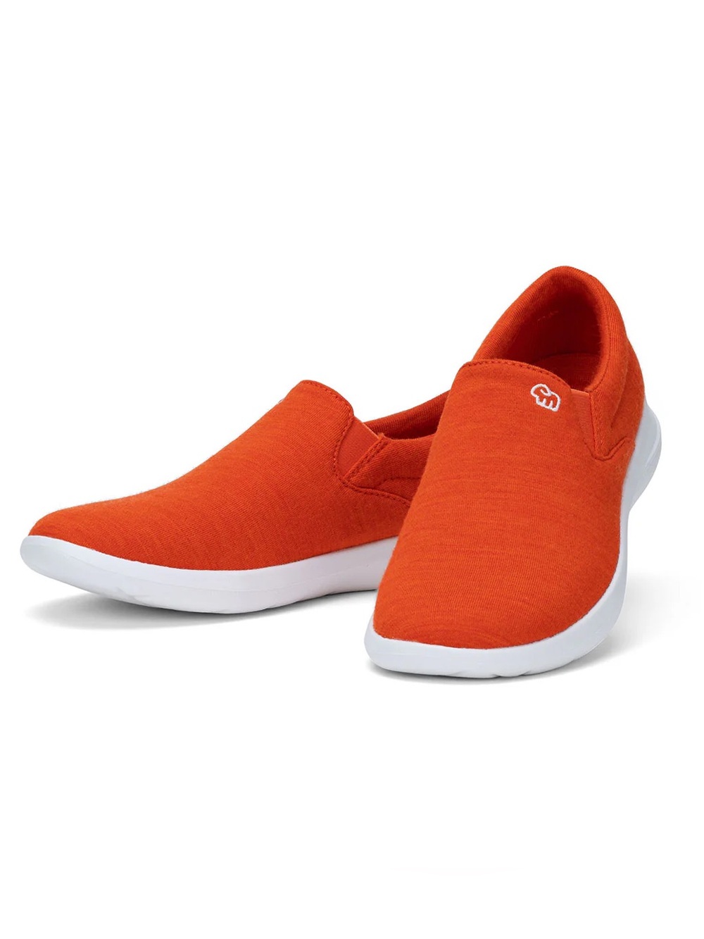 Merinos Orange Australian Merino Wool Slip-on Shoes 7